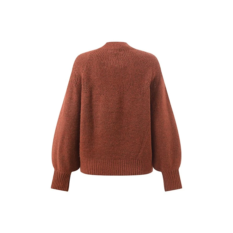 Women's Balloon Sleeve Sweater-1